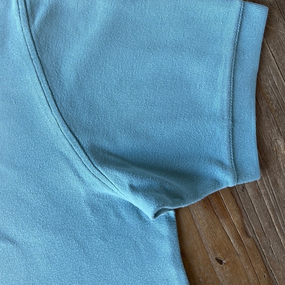 Faconnable Club Polo Shirt Mens Large Short Sleeve Casual Cotton Blue Golf Logo - Picture 3 of 5